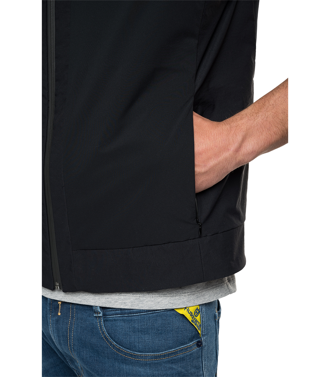 フルジップナイロンべスト REPLAY FOR HUSQVARNA 詳細画像 ブラック 6